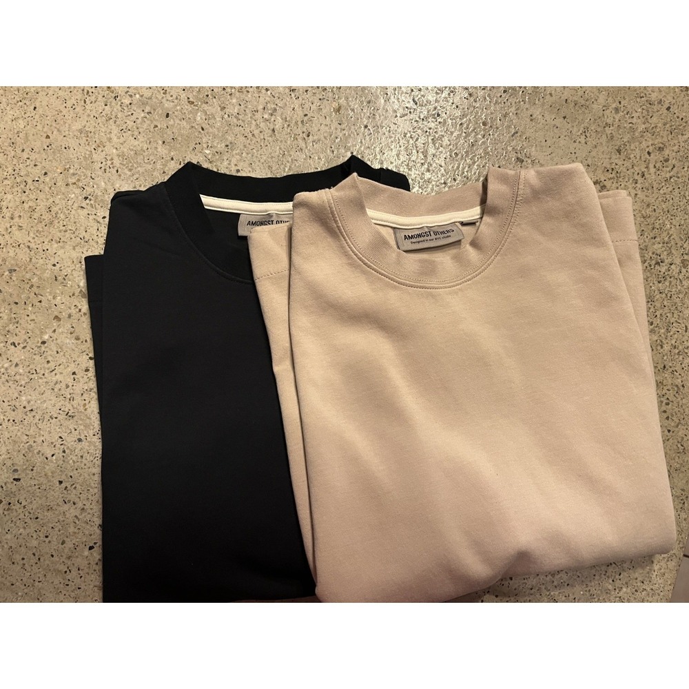 Amongst Others Short Sleeve Shirt Comfy Active Lot of (2) Men's Medium (Q)